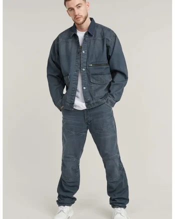 Blugi regular fit, Albastru