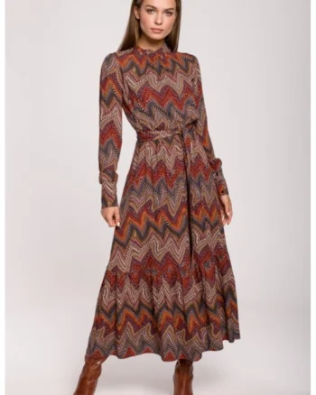 Rochie maxi feminina cu volane,, Maro
