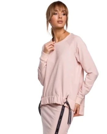 Bluza dama. . Bumbac/Elastan, Roz