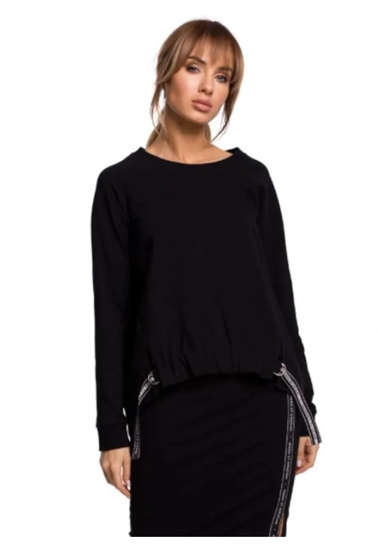 Bluza dama. . Bumbac/Elastan, Negru