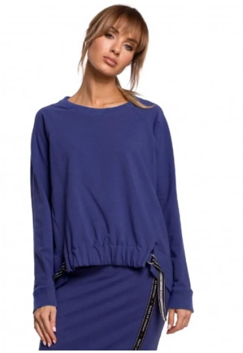 Bluza dama. . Bumbac/Elastan, Albastru