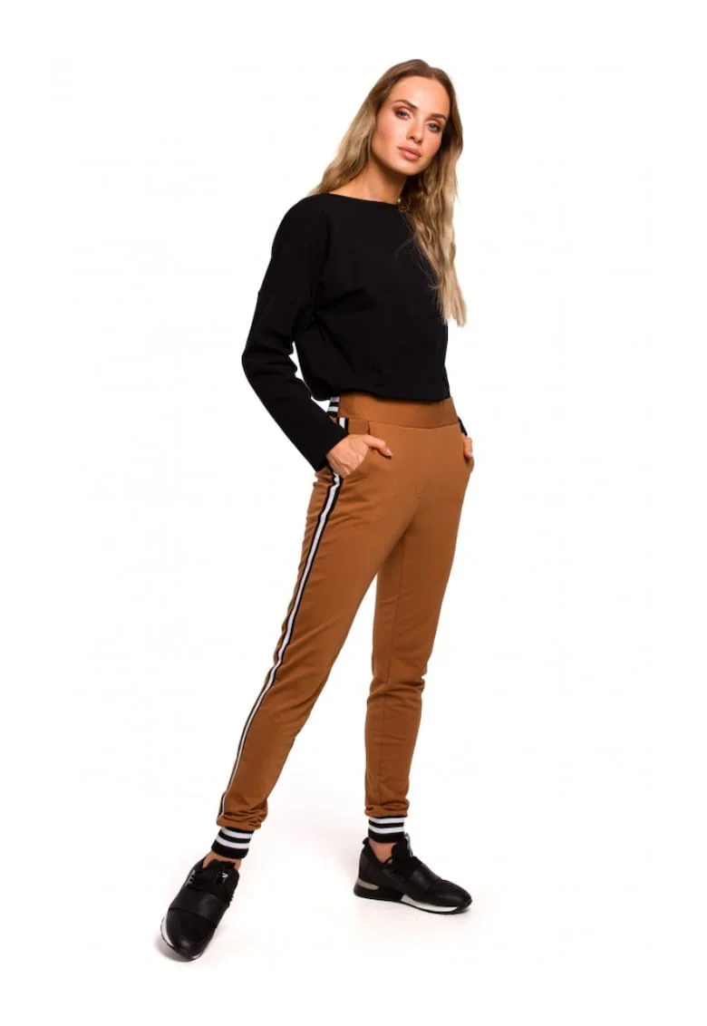 Pantaloni dama,  Bumbac/Elastan