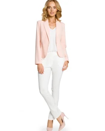 Blazer elegant  Cu nasture, Poliester, Viscoza