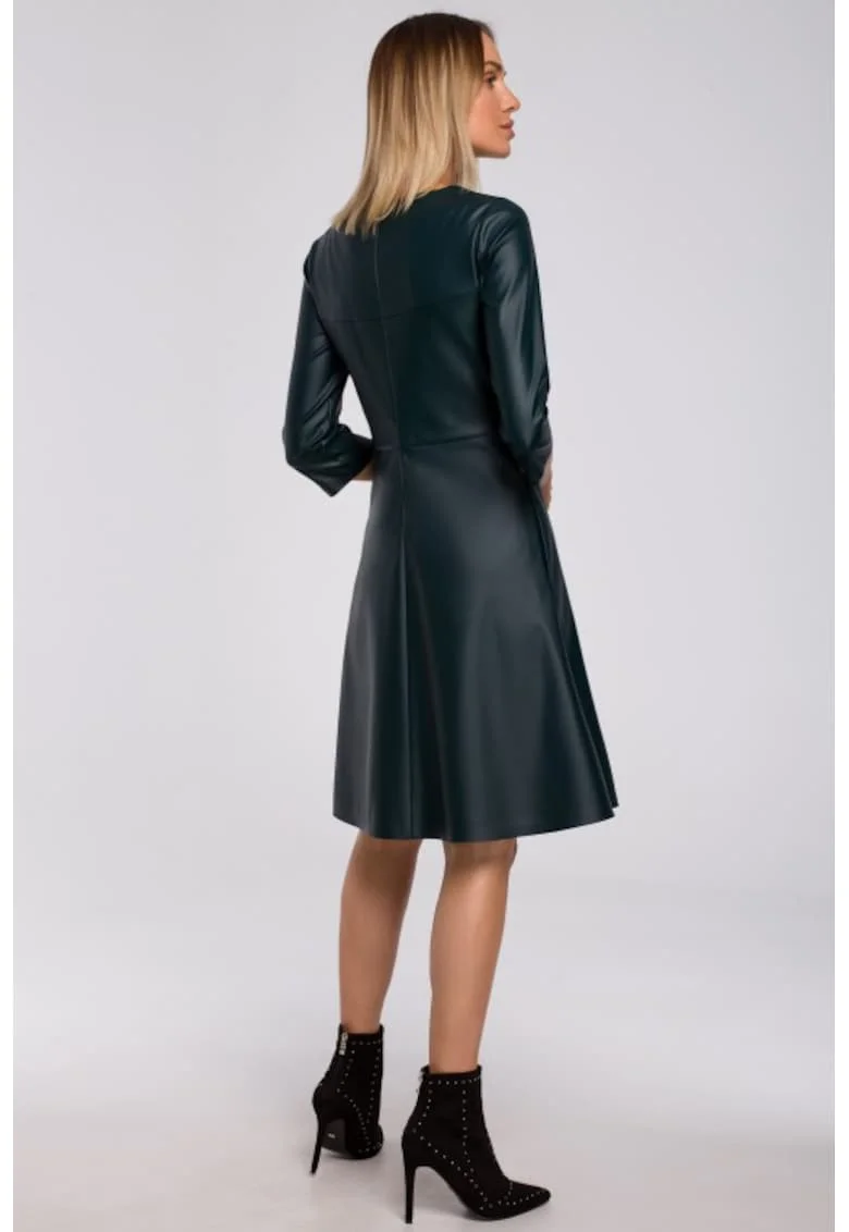Rochie, Poliester, Negru