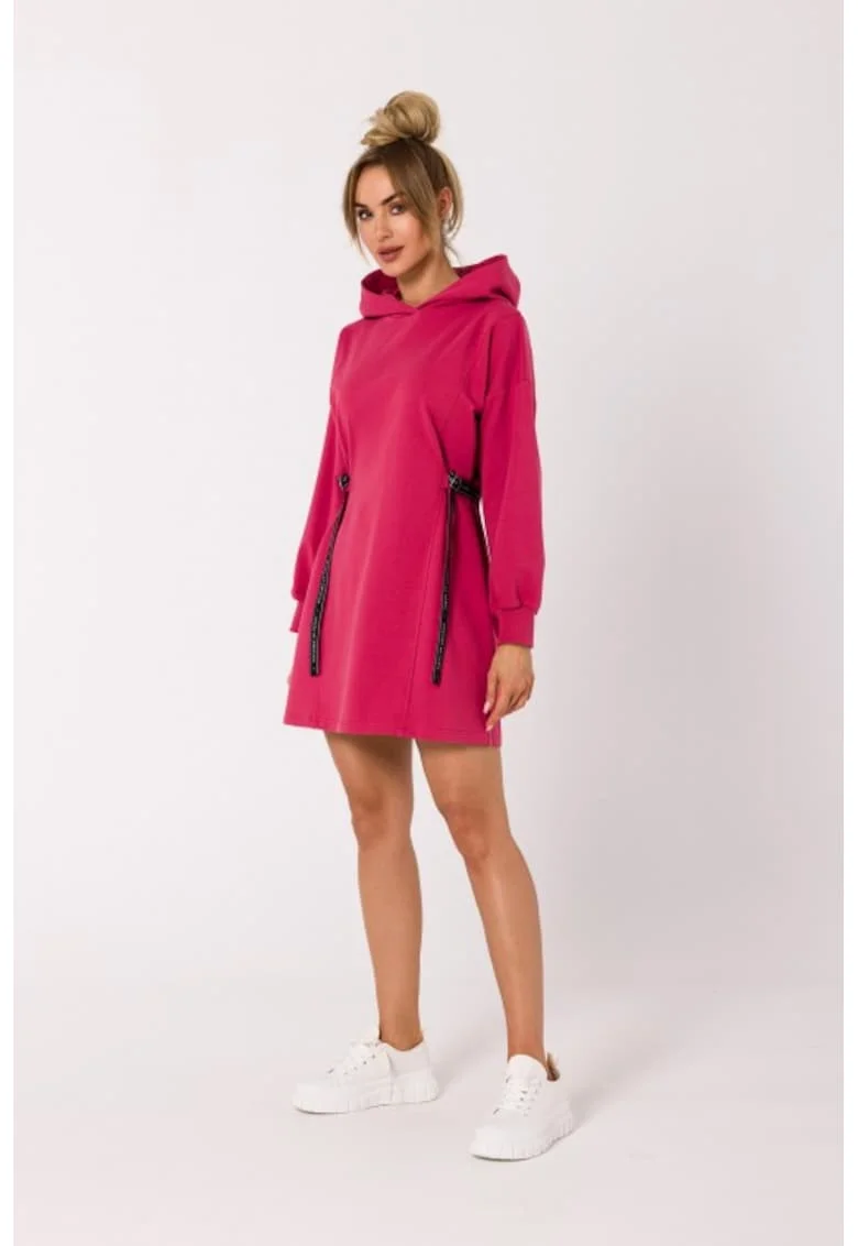 Rochie hanorac mini cu croiala oversize,