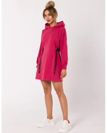 Rochie hanorac mini cu croiala oversize,