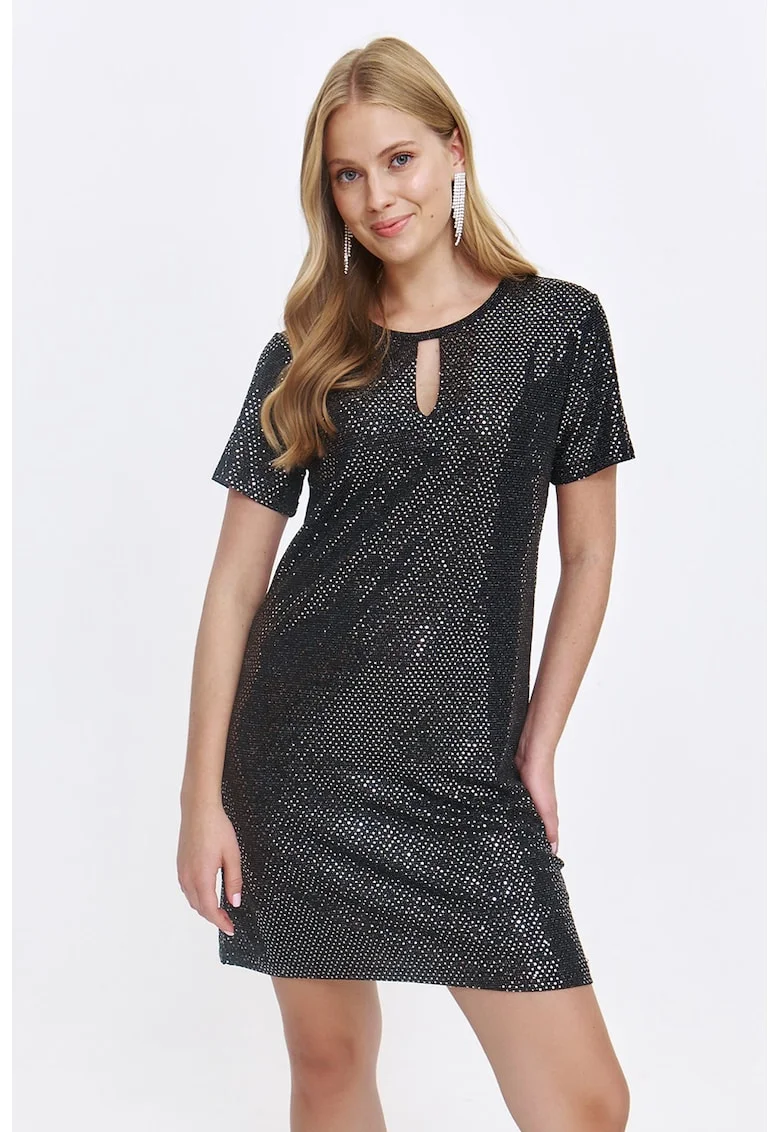 Rochie mini cu paiete, Negru