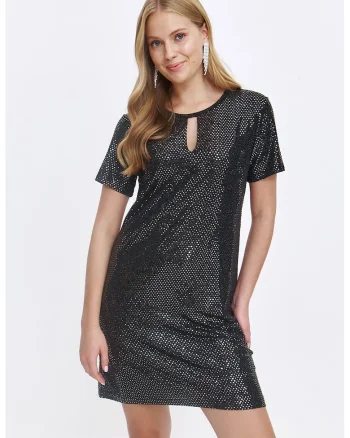 Rochie mini cu paiete, Negru