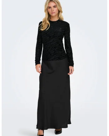 Bluza cu animal print, Negru