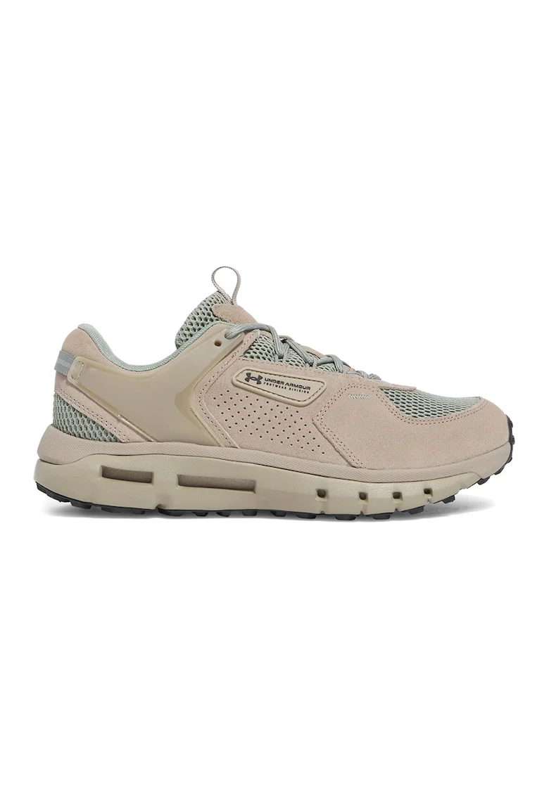 Pantofi sport Summit Trek cu insertii din piele intoarsa, Bej deschis