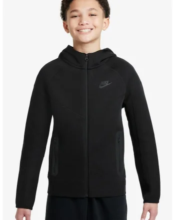 Hanorac cu maneci raglan Tech, Onyx Black