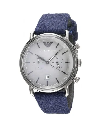 Ceas de barbati Emporio  Aviator 1888655785, Gri metalizat