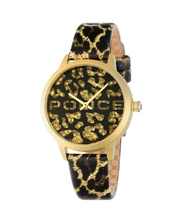 Ceas de dama  Quartz, Animal print