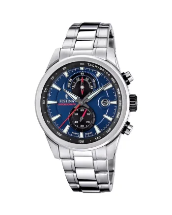 Ceas barbatesc  F20694/5 Quartz Argintiu