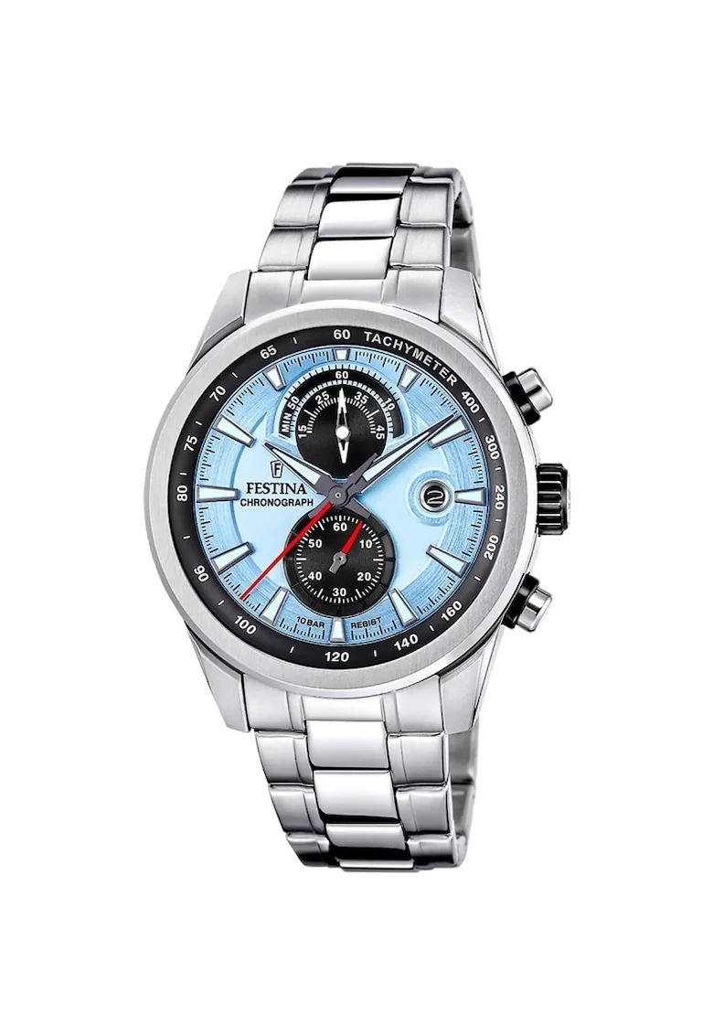 Ceas barbatesc  F20694/2 Quartz Argintiu