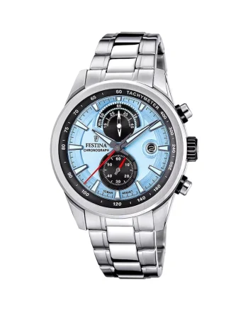 Ceas barbatesc  F20694/2 Quartz Argintiu