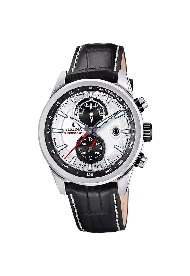 Ceas barbatesc  F20695/1 Quartz Argintiu