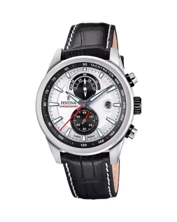Ceas barbatesc  F20695/1 Quartz Argintiu