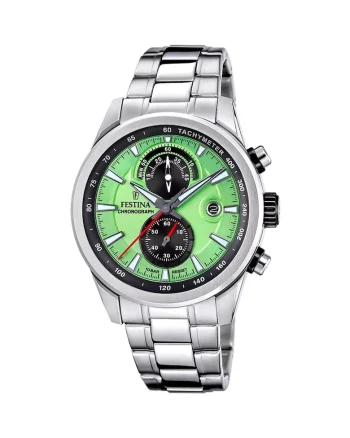 Ceas barbatesc  F20694/3 Quartz Argintiu