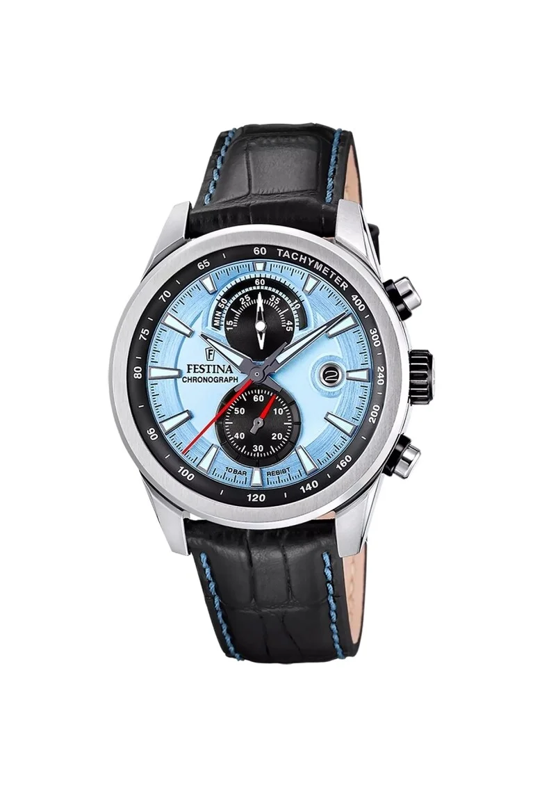 Ceas barbatesc  F20695/2 Quartz Argintiu