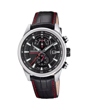 Ceas barbatesc  F20695/6 Quartz Argintiu