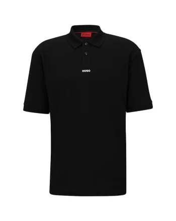 Tricou polo slim-fit Dangula, Negru