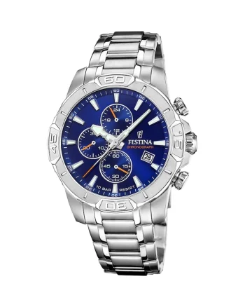 Ceas barbatesc  F20704/2 Quartz Argintiu