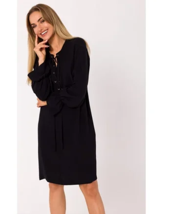 Rochie dama, Poliester, M, Negruzz, Negru