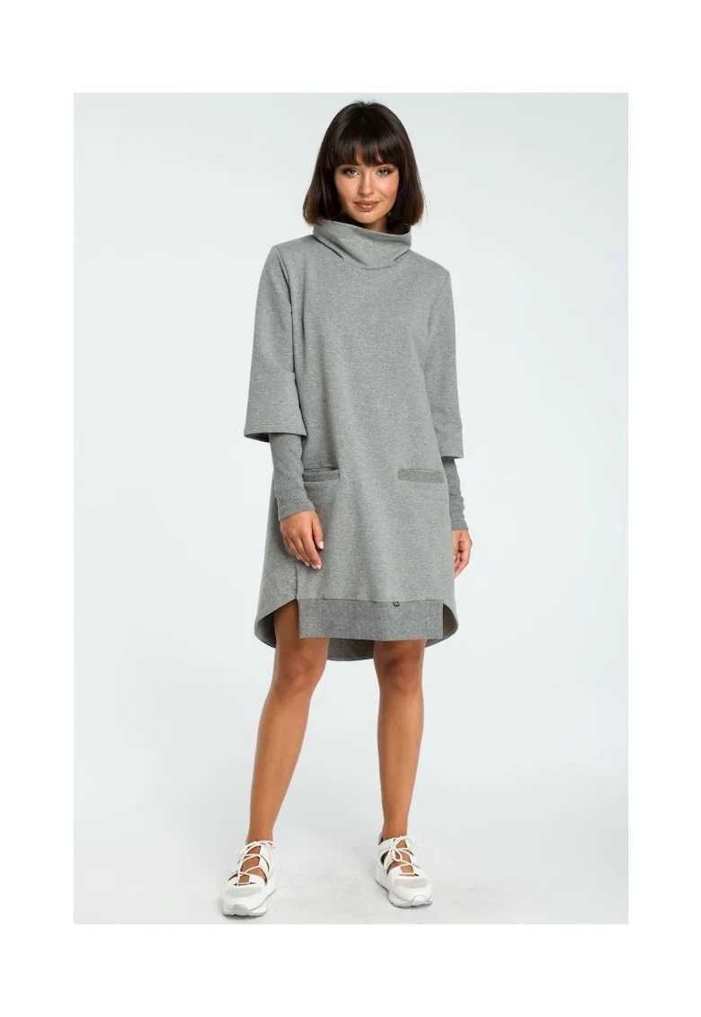 Rochie de dama, Bumbac, Elastan, Gri