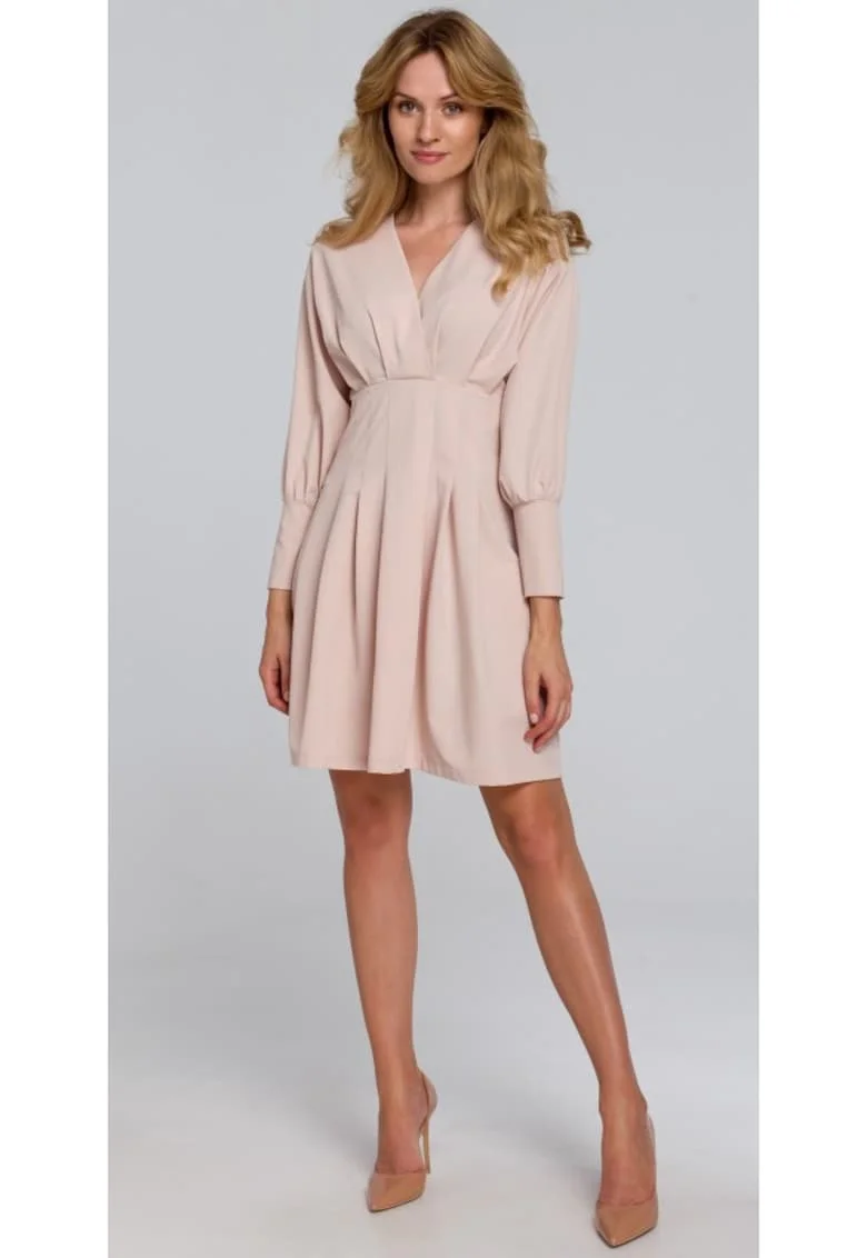 Rochie kimono,  Poliester, Rosu