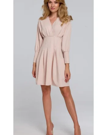Rochie kimono,  Poliester, Rosu