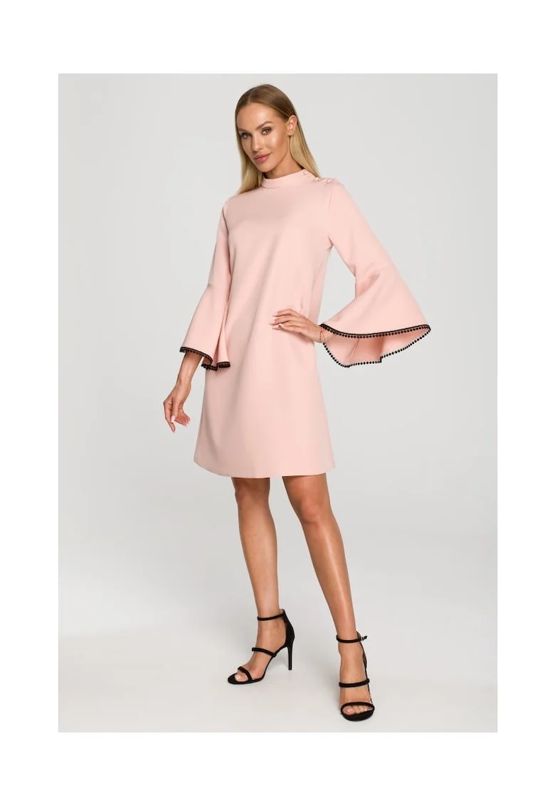 Rochie eleganta \ Poliester, Roz, Roz