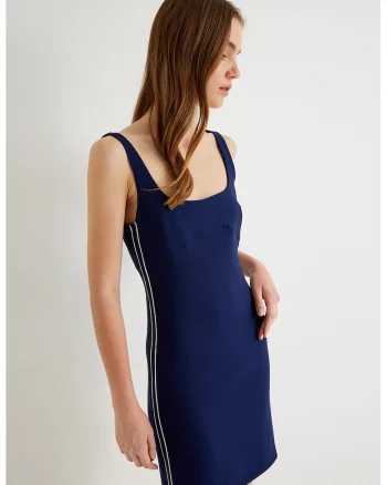 Rochie mini cambrata, Bleumarin
