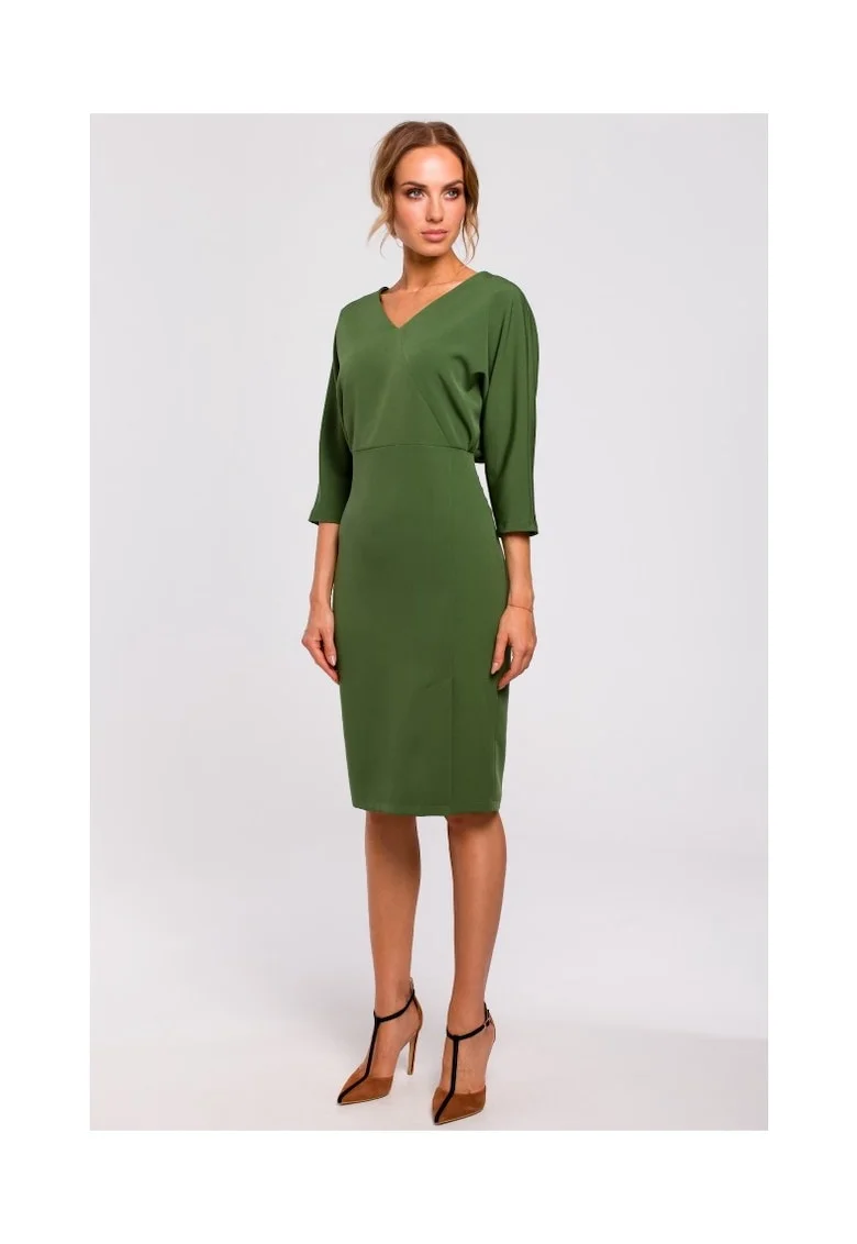 Rochie de dama  Poliester, Elastan, Albastru, Verde