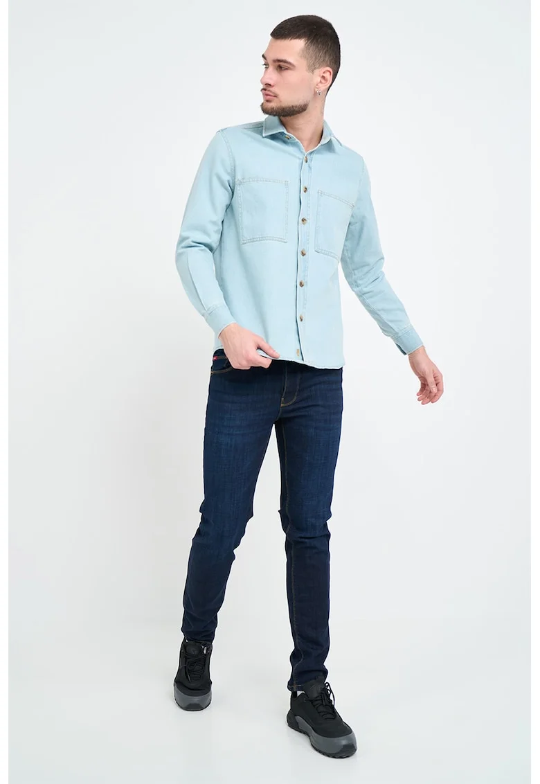 Camasa de denim, Albastru glaciar