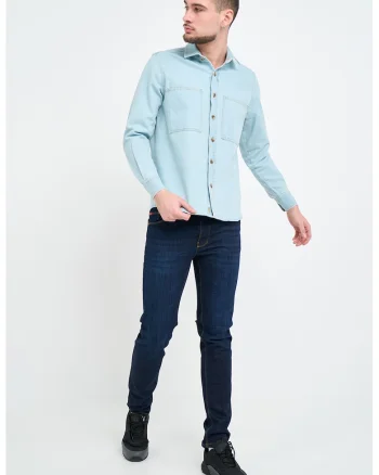 Camasa de denim, Albastru glaciar