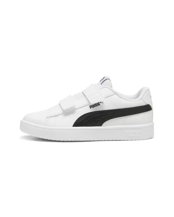 Pantofi sport Rickie Classic cu velcro, Negru/Alb optic
