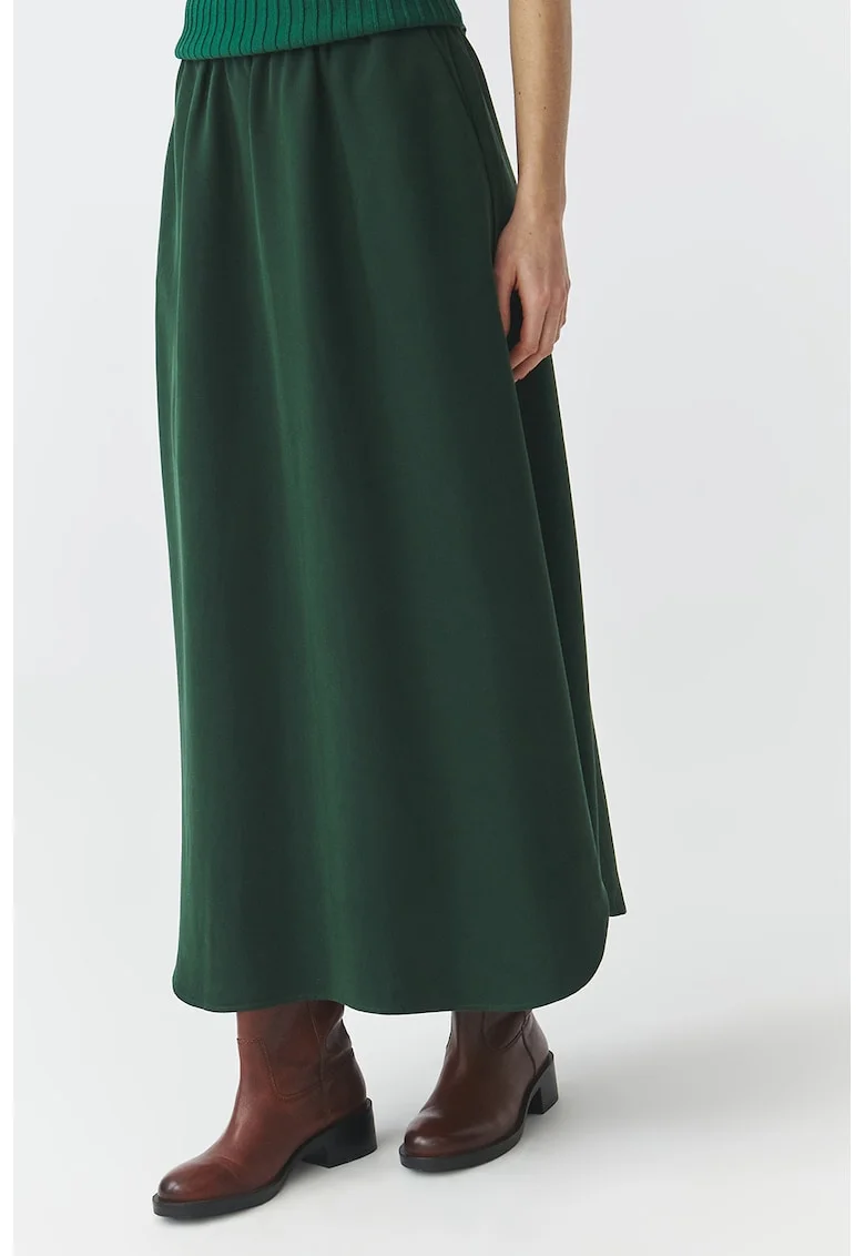 Fusta lunga cu buzunare, Verde englez