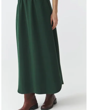 Fusta lunga cu buzunare, Verde englez