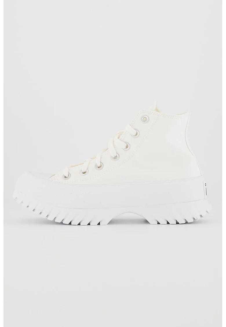 Tenisi mid-high flatform Chuck Taylor All Star Lugged 2.0, Alb