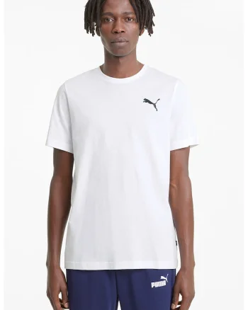 Tricou de bumbac regular fit Essential, Alb