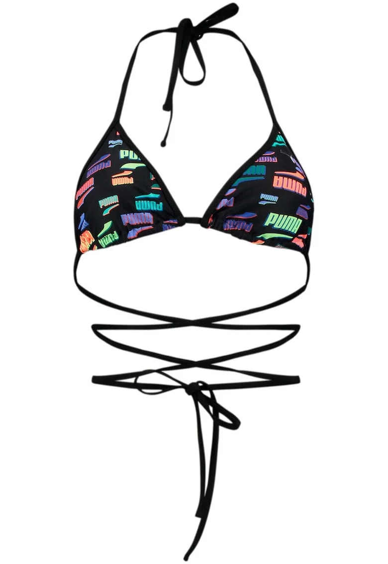Top baie femei  Swim Women Wrap Triangle 1p 29917, Negru, Negru