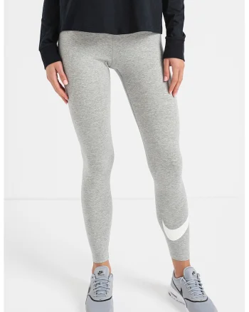 Colanti cu talie inalta Sportswear, Gri melange