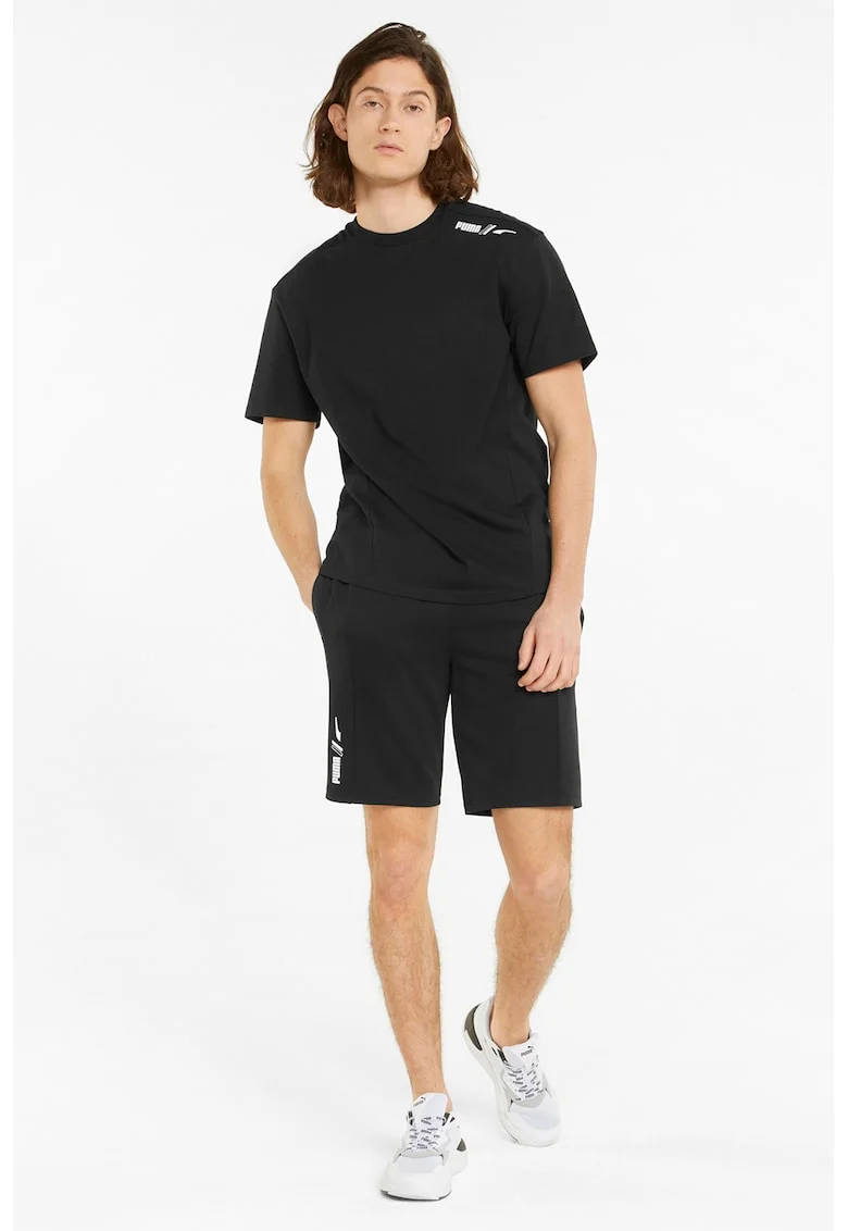 Pantaloni scurti cu finisaj impermeabil RAD/CAL, Negru