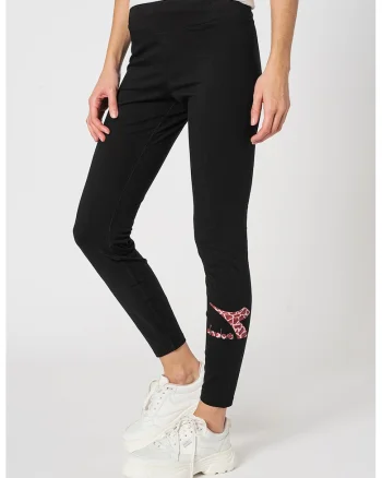 Colanti cu logo Lush, Negru