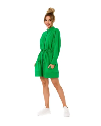 Rochie mini dama, Made of Emotion, Olwelon, verde, XXL/3XL