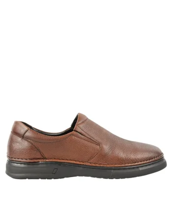 Pantofi casual, barbati,  B23118 maro, piele naturala, Maro