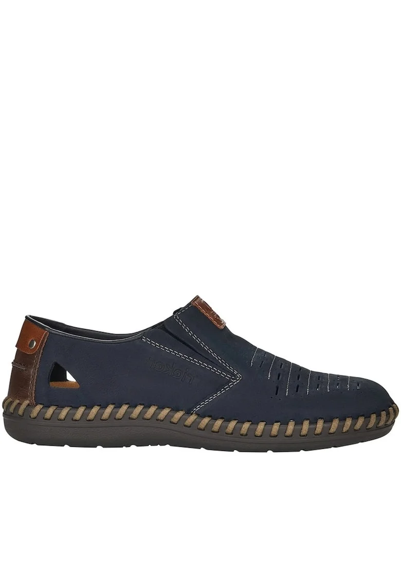 Pantofi casual barbati  Piele, Bleumarin,