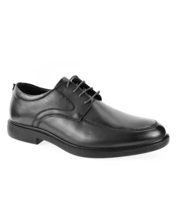 Pantofi eleganti, barbati,  7D1213 negru, piele naturala - 64587, Negru