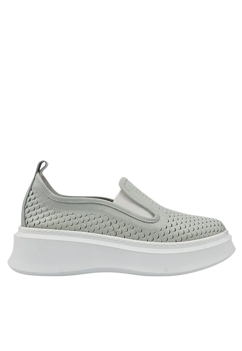 Pantofi casual, dama,  157 2653 gri, piele naturala, Gri